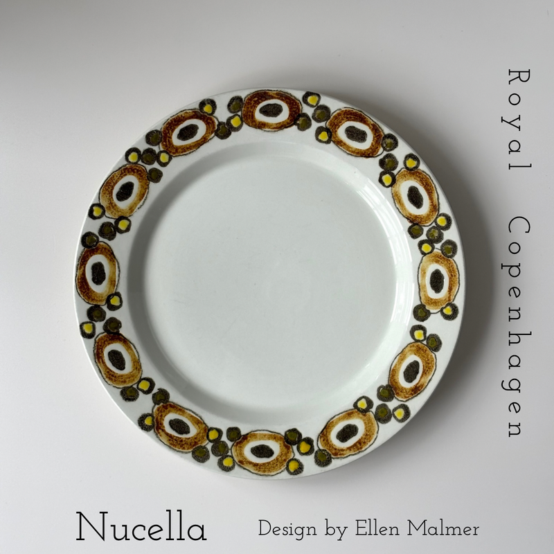 Royal copenhagen （ロイヤルコペンハーゲン） Nucella （ヌセラ）desert plate │ 北欧ヴィンテージ デンマーク 食器 プレート 陶磁器