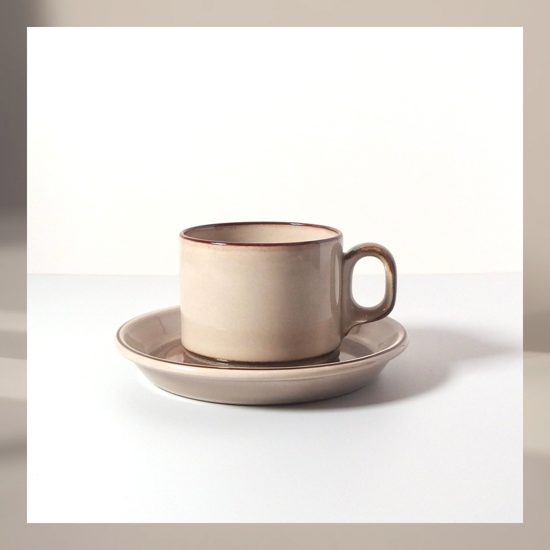 【北欧 デンマーク ヴィンテージ】Quistgaard（クイストゴー） Peru（ペルー） coffee cup saucer