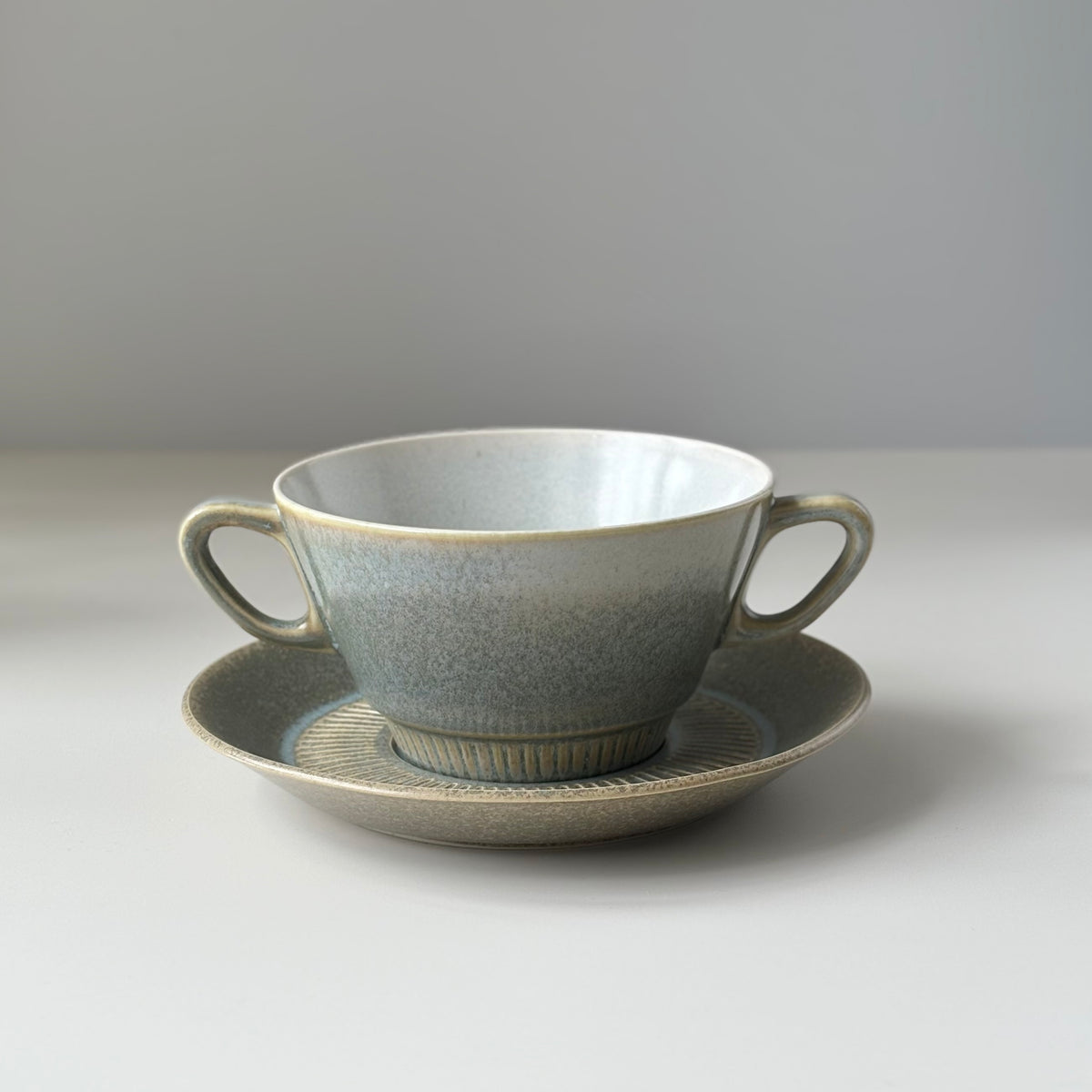 Knabstrup （ナブストラップ ） soup cup saucer │ 北欧ヴィンテージ デンマーク 食器 スープカップ 陶磁器