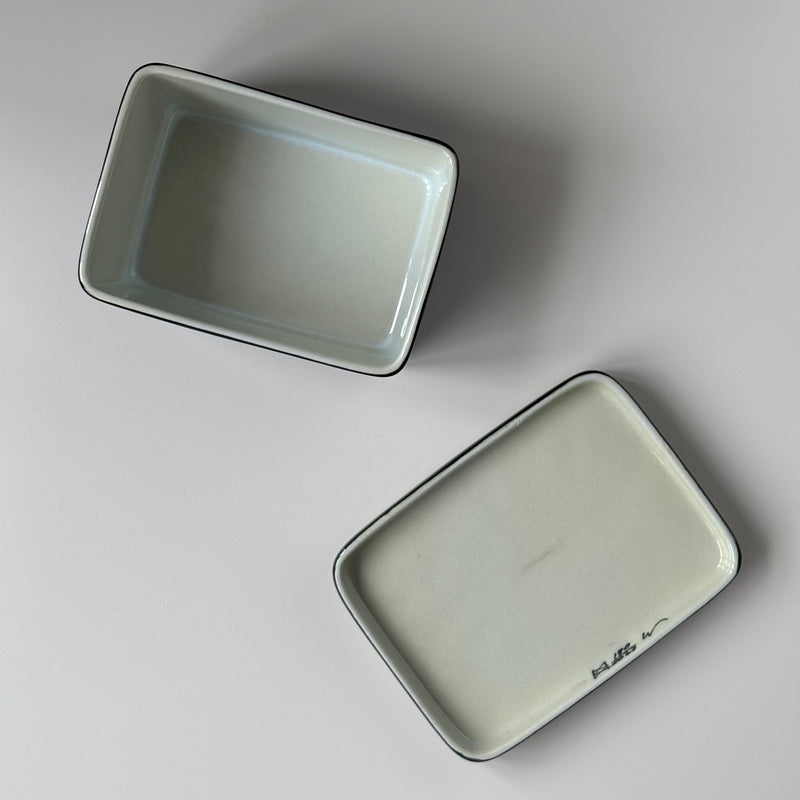 Royal copenhagen （ロイヤルコペンハーゲン） Tenera （テネラ）butter box BB │ 北欧ヴィンテージ デンマーク 食器 バターボックス 陶磁器