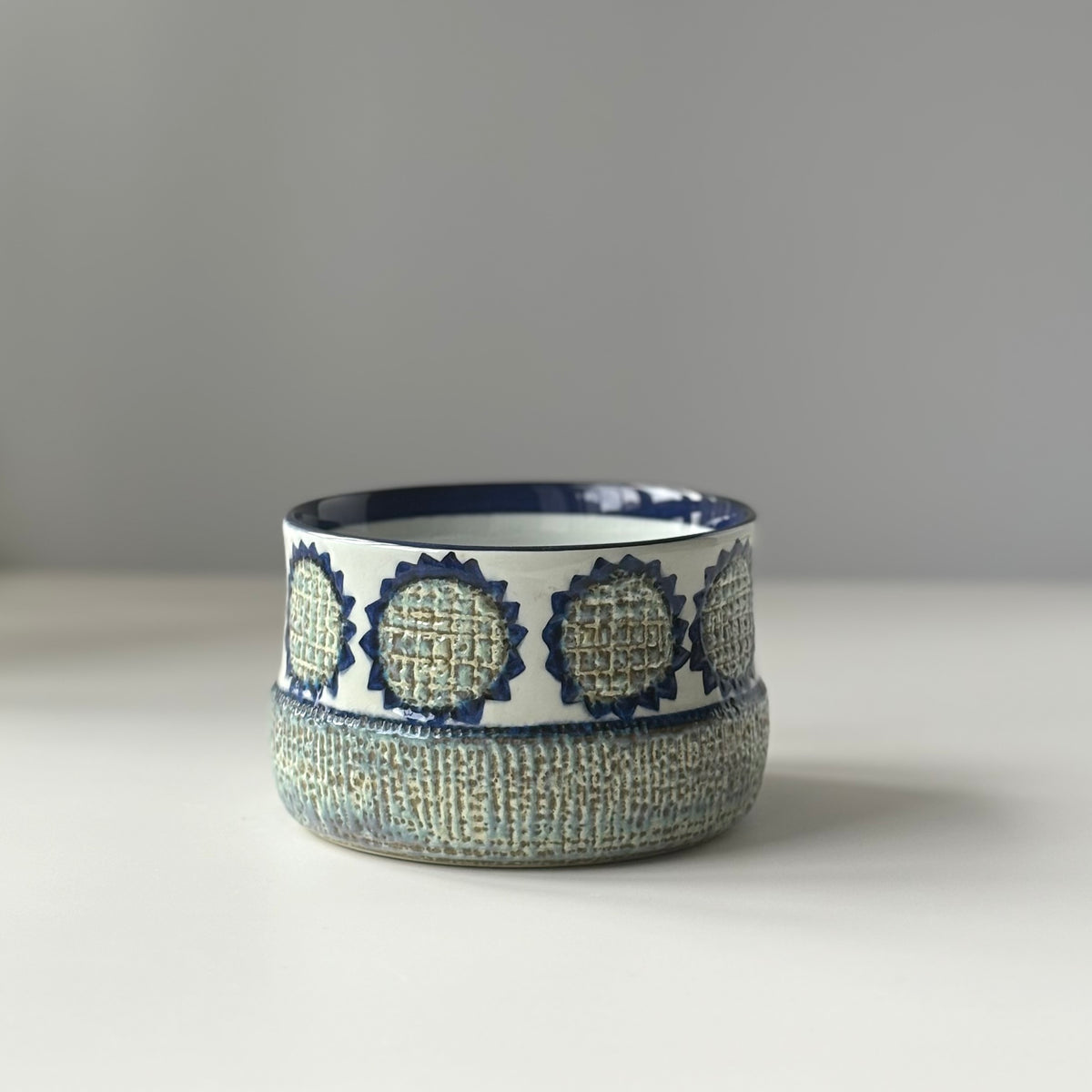 Royal copenhagen （ロイヤルコペンハーゲン） Tenera （テネラ）bowl sunflower MJ │ 北欧ヴィンテージ デンマーク 食器 ボウル 陶磁器