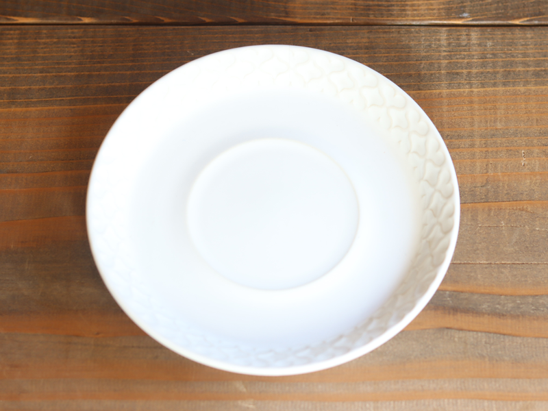 Jens H. Quistgaard Cordial Palet Cup & Saucer White｜DENMARK