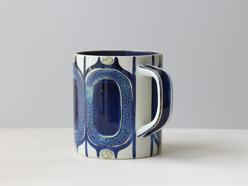 Royal copenhagen （ロイヤルコペンハーゲン） Tenera （テネラ）large mug ILK │ 北欧ヴィンテージ デンマーク 食器 ビアマグ 陶磁器