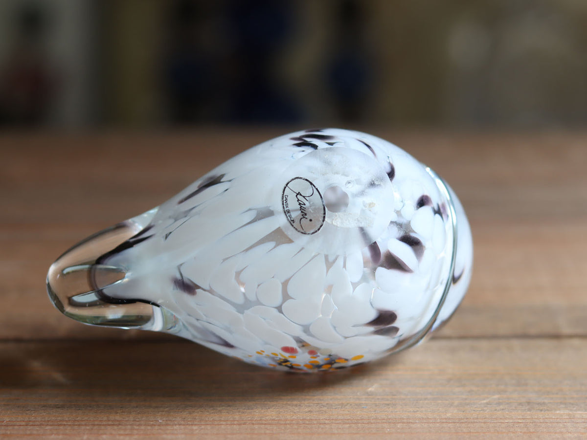 Kauni Design Denmark（カウニ） オブジェ ガラス バード ｜ 北欧ヴィンテージ デンマーク
