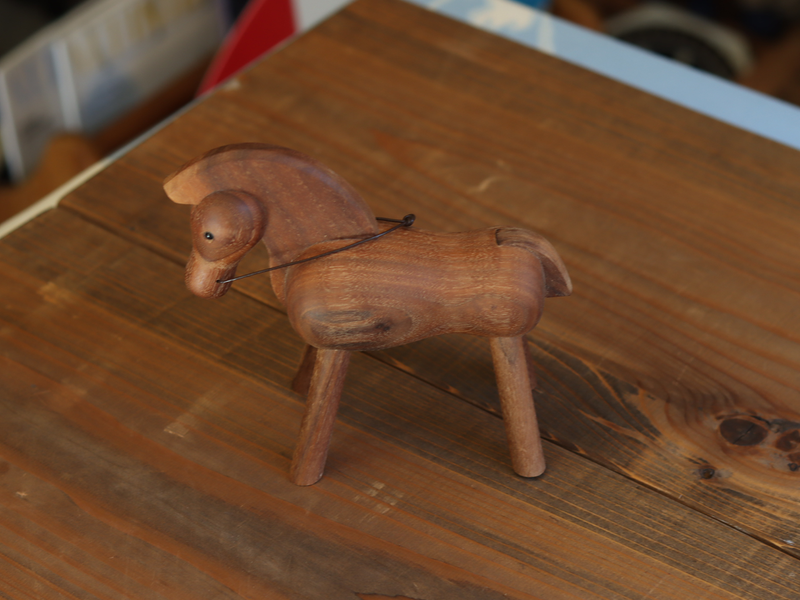 Kay Bojesen Horse Wooden Figure Walnut｜DENMARK