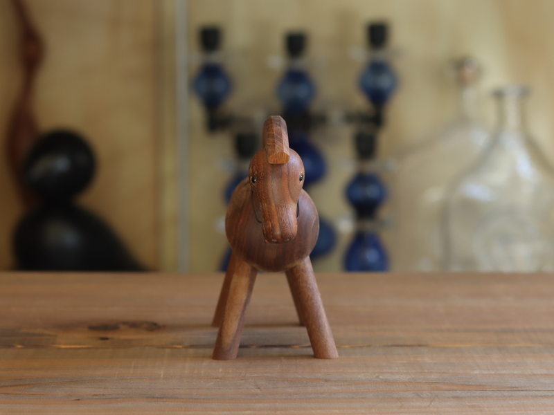 Kay Bojesen Horse Wooden Figure Walnut｜DENMARK