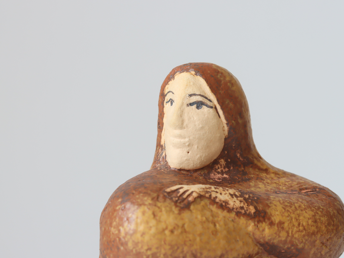 Gustavsberg（グスタフスベリ） 座る女性 オブジェ 200体限定 / Lisa Larson｜ 北欧ヴィンテージ スウェーデン