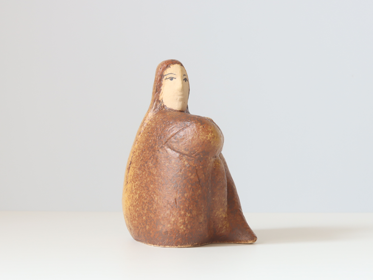 Gustavsberg（グスタフスベリ） 座る女性 オブジェ 200体限定 / Lisa Larson｜ 北欧ヴィンテージ スウェーデン