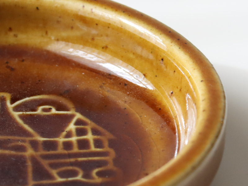 Michael Andersen&son （マイケル・アンダーセン） ashtray brown  │ 北欧ヴィンテージ デンマーク 食器 アッシュトレイ 陶磁器