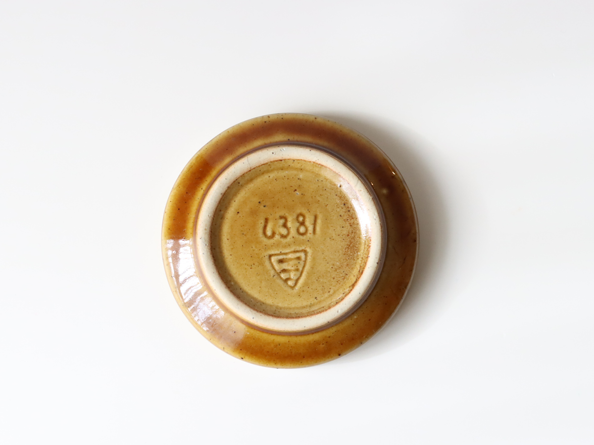 Michael Andersen&son （マイケル・アンダーセン） ashtray brown  │ 北欧ヴィンテージ デンマーク 食器 アッシュトレイ 陶磁器