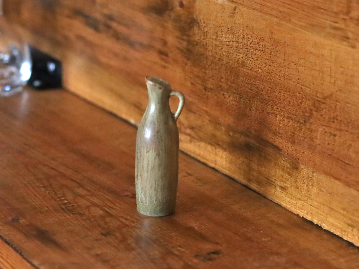 Rörstrand（ロールストランド） Carl Harry Stålhane （カール・ハリー・スタルハン） miniature handle vase model.14 H8cm │ 北欧 スウェーデン ヴィンテージ 陶磁器 ミニチュア 一輪挿し 花瓶