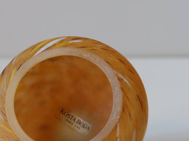 Boda（ボダ） Bird ガラスバード オブジェ Sサイズ 2226 / Monica Backström ｜ 北欧ヴィンテージ スウェーデン