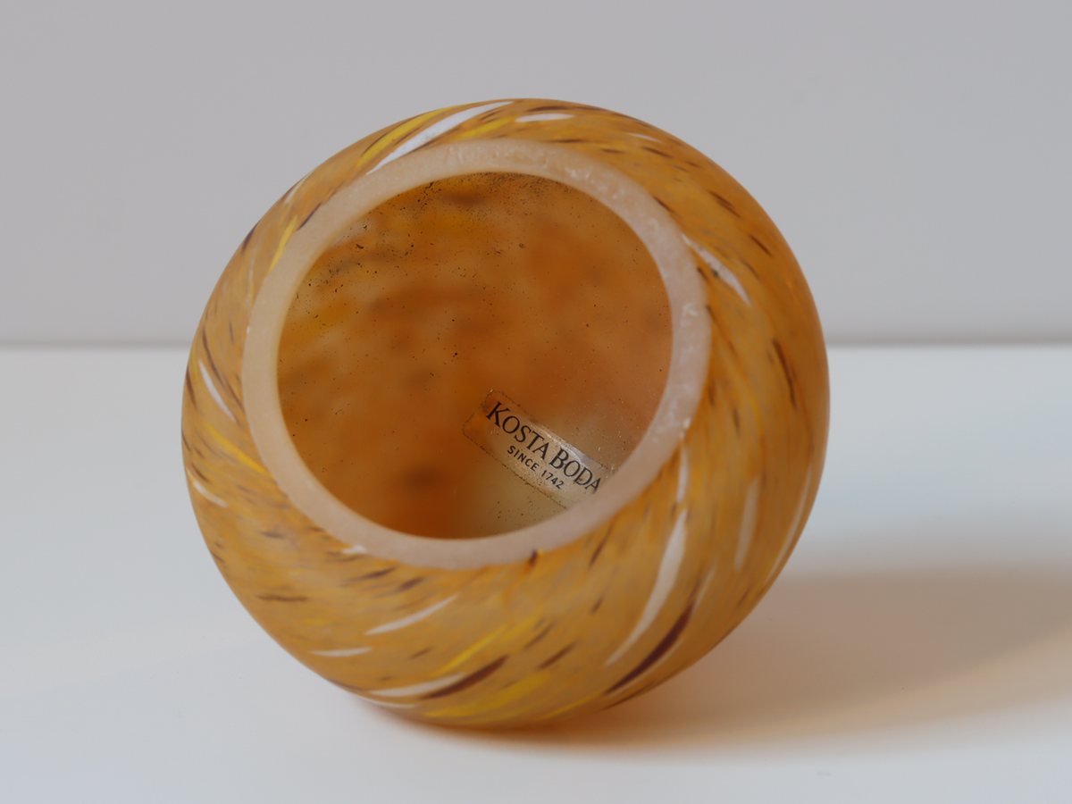 Boda（ボダ） Bird ガラスバード オブジェ Sサイズ 2226 / Monica Backström ｜ 北欧ヴィンテージ スウェーデン