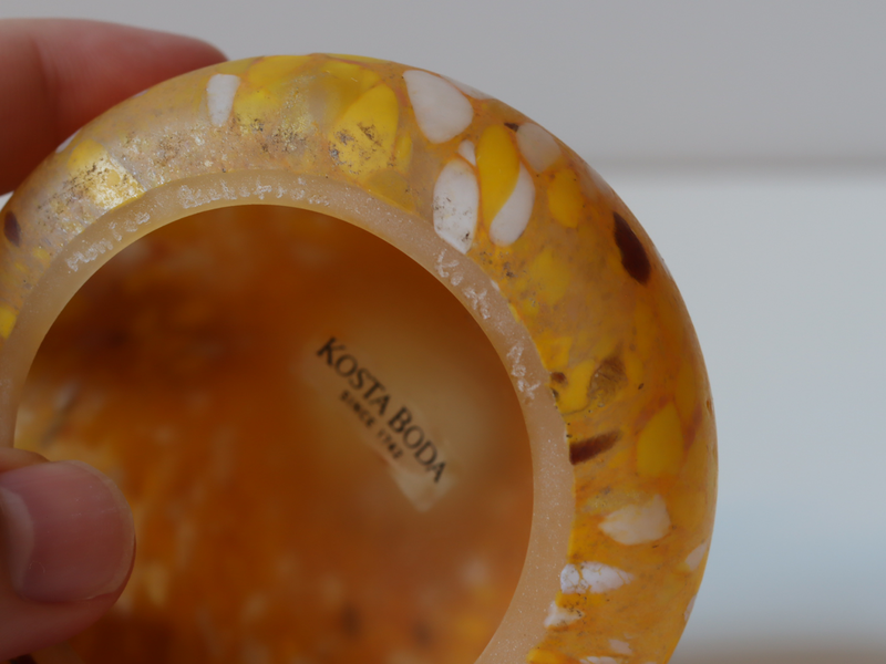 Boda（ボダ） Bird ガラスバード オブジェ Sサイズ 2225 / Monica Backström ｜ 北欧ヴィンテージ スウェーデン