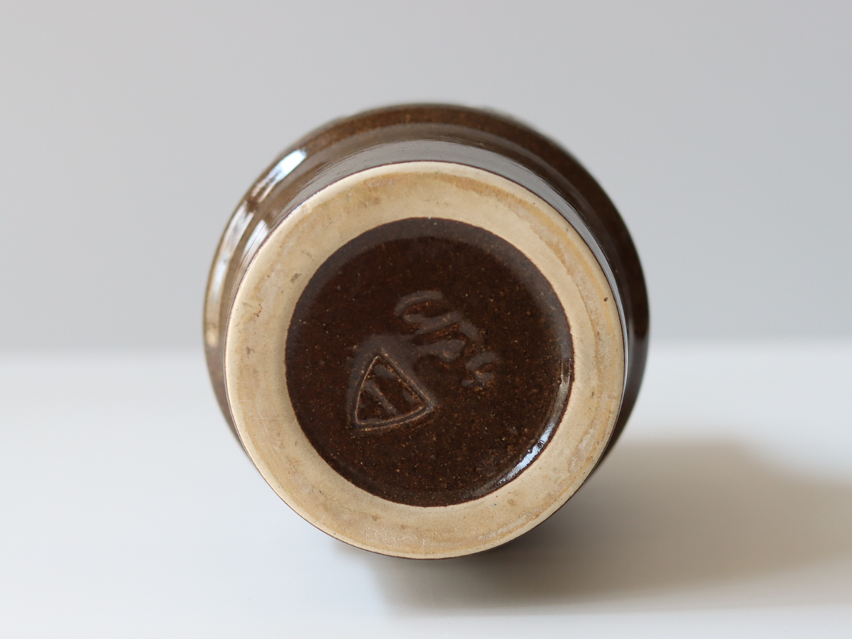Michael Andersen&son （マイケル・アンダーセン） vase large dark brown 1766 │ 北欧ヴィンテージ デンマーク 花瓶 陶磁器