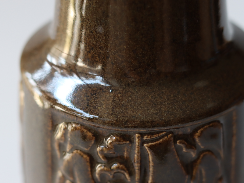 Michael Andersen&son （マイケル・アンダーセン） vase large dark brown 1766 │ 北欧ヴィンテージ デンマーク 花瓶 陶磁器