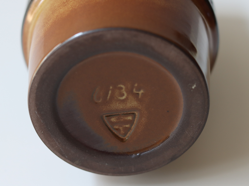 Michael Andersen&son （マイケル・アンダーセン） vase large brown 1801 │ 北欧ヴィンテージ デンマーク 花瓶 陶磁器