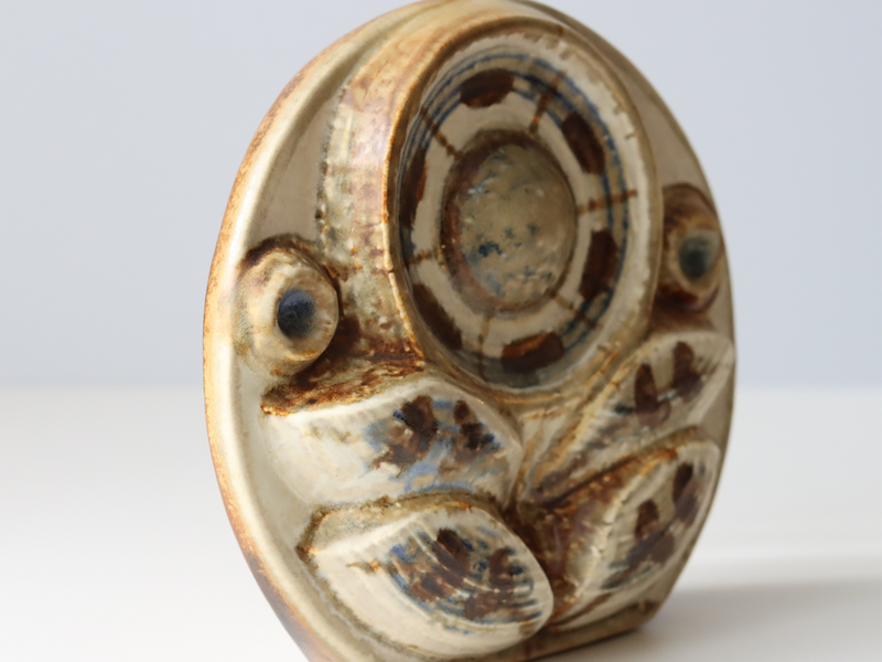 Soholm （スーホルム）  flower relief │ 北欧ヴィンテージ デンマーク オブジェ アート 陶磁器