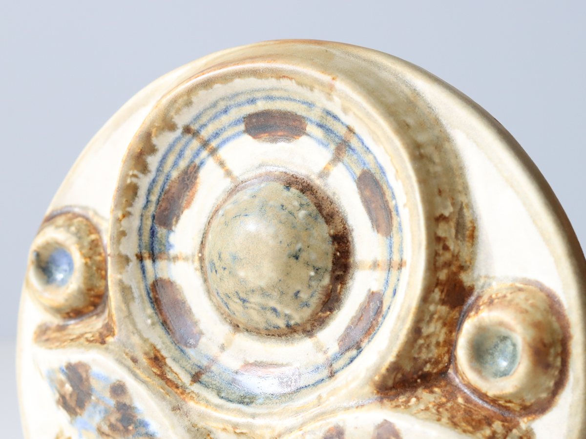 Soholm （スーホルム）  flower relief │ 北欧ヴィンテージ デンマーク オブジェ アート 陶磁器