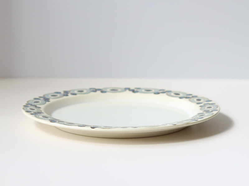 Royal copenhagen （ロイヤルコペンハーゲン） Nucella （ヌセラ）24cm dinner plate blue │ 北欧ヴィンテージ デンマーク 食器 プレート 陶磁器