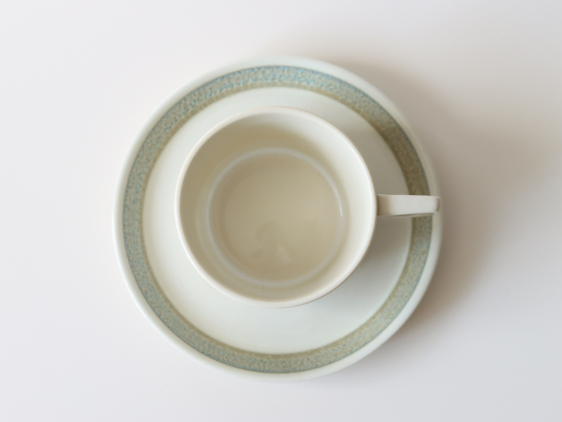 Royal copenhagen （ロイヤルコペンハーゲン） Nucella（ヌセラ） coffee cup saucer blue │ 北欧ヴィンテージ デンマーク 食器 コーヒーカップ 陶磁器