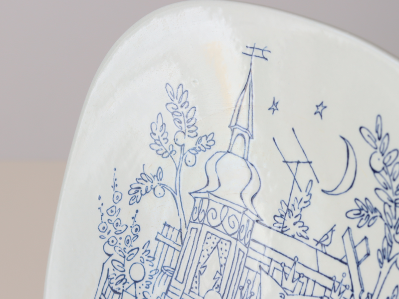 Nymølle（ニモーレ） Arena 飾り皿 / Arne Ungermann ｜ 北欧ヴィンテージ デンマーク