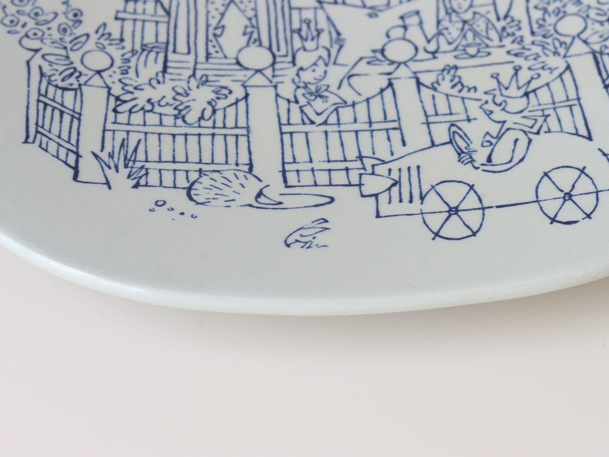 Nymølle（ニモーレ） Arena 飾り皿 / Arne Ungermann ｜ 北欧ヴィンテージ デンマーク