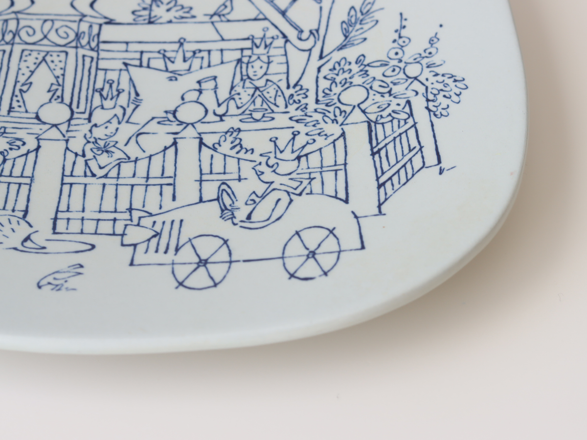 Nymølle（ニモーレ） Arena 飾り皿 / Arne Ungermann ｜ 北欧ヴィンテージ デンマーク