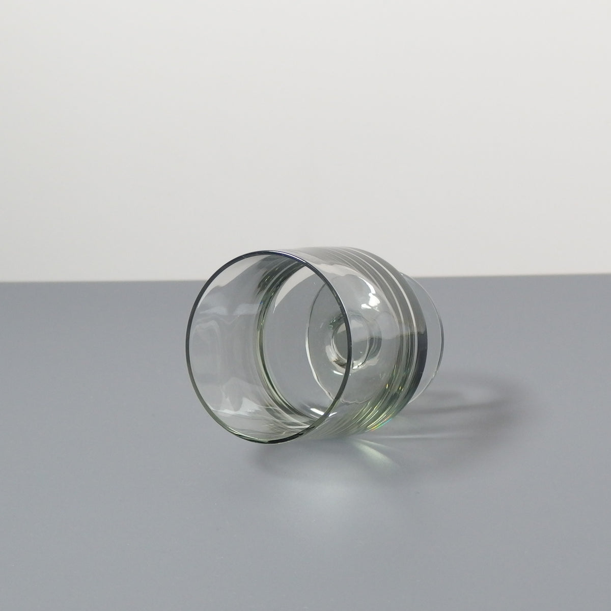 【北欧 デンマーク ヴィンテージ】Holmegaard （ホルムガード） Stub （スタブ） smoke glass