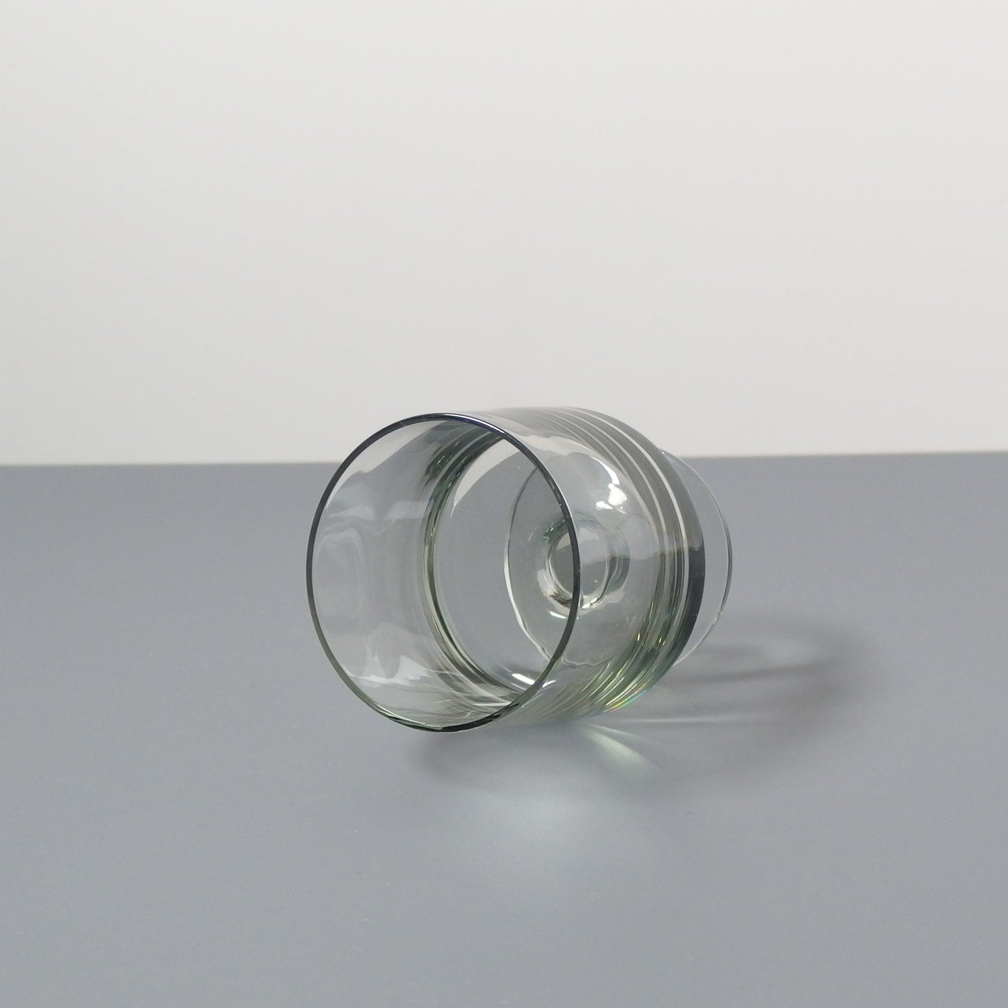 【北欧 ヴィンテージ】Holmegaard （ホルムガード） Stub （スタブ） smoke glass