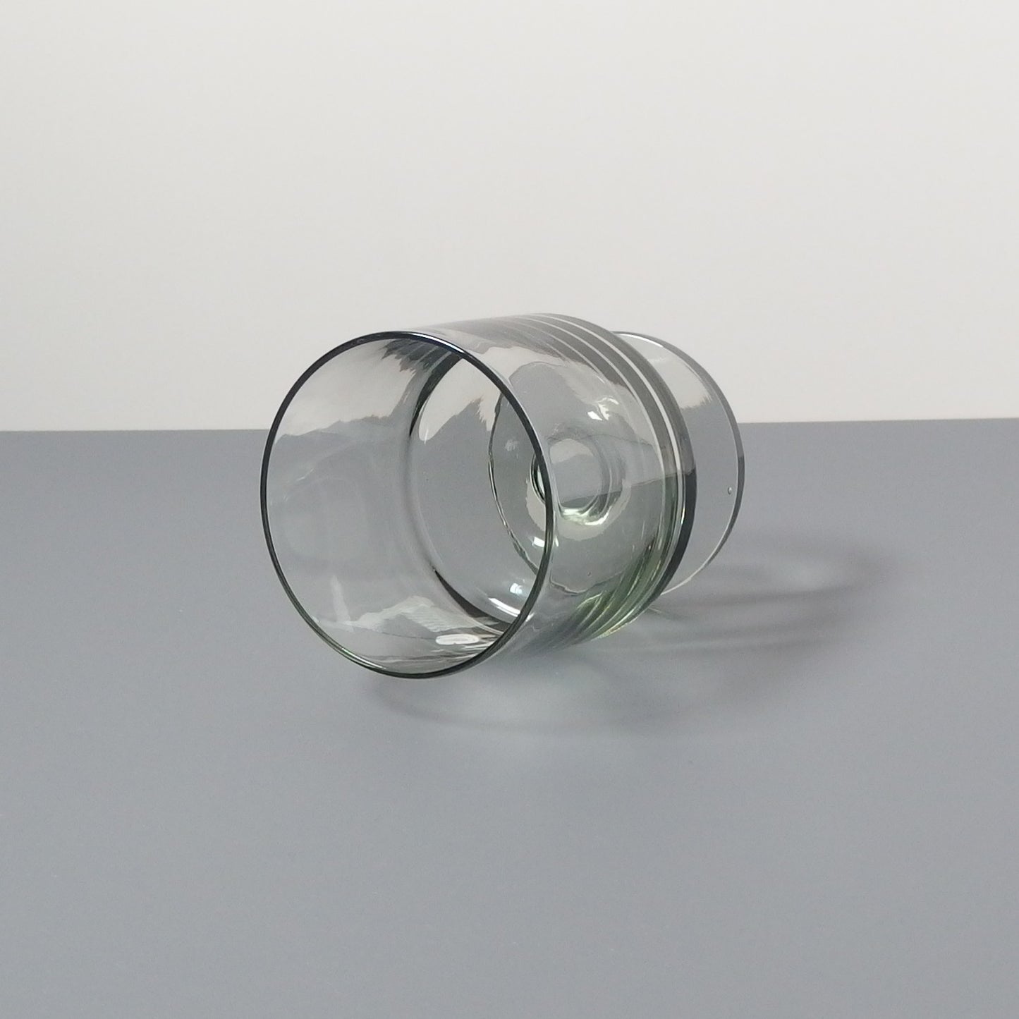 【北欧 ヴィンテージ】Holmegaard （ホルムガード） Stub （スタブ） smoke glass