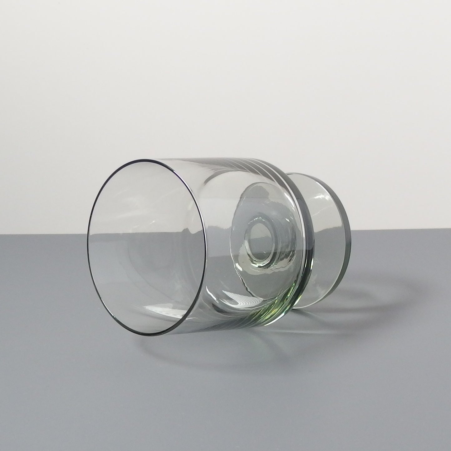 【北欧 ヴィンテージ】Holmegaard （ホルムガード） Stub （スタブ） smoke glass