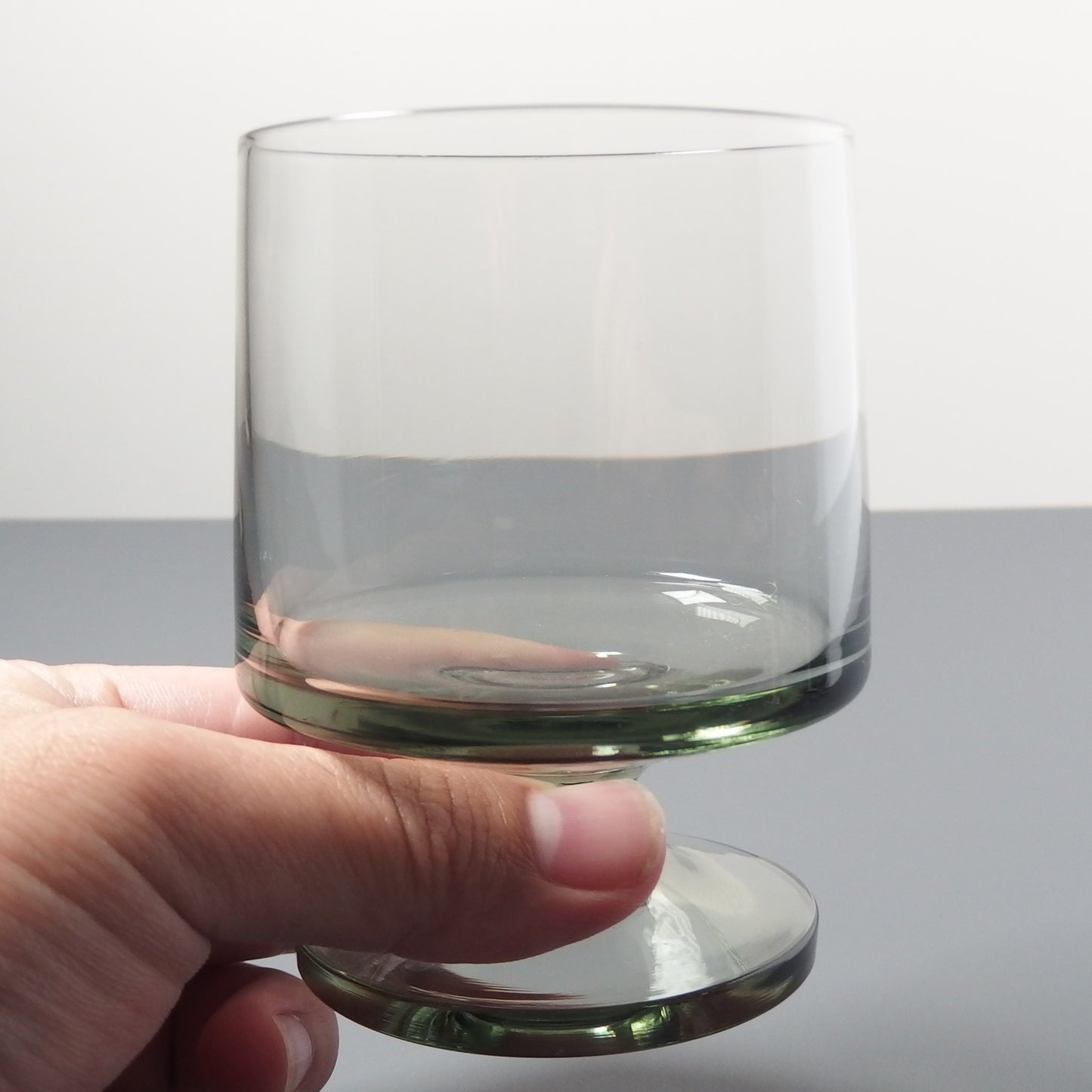 【北欧 ヴィンテージ】Holmegaard （ホルムガード） Stub （スタブ） smoke glass