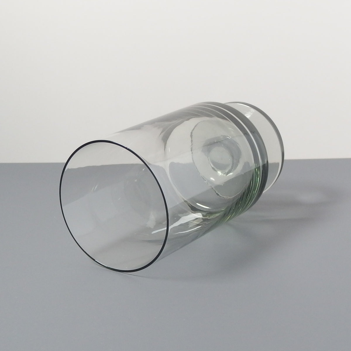 【北欧 デンマーク ヴィンテージ】Holmegaard （ホルムガード） Stub （スタブ） smoke glass