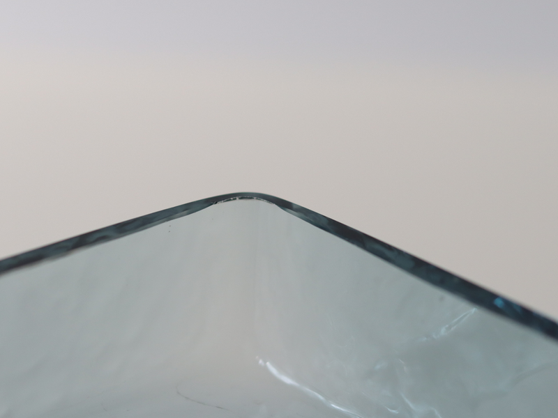 Riihimaen Lasi （リーヒマエンラシ） Helena Tynell（ヘレナ・ティネル）Pala （パラ）Lサイズ ライトブルー H11.5cm │ 北欧 フィンランド ヴィンテージ 花瓶 ガラス