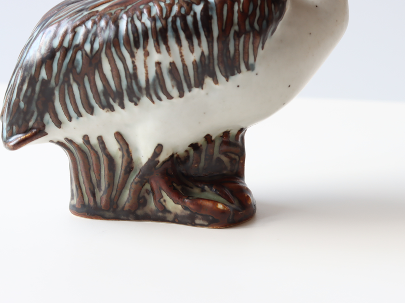 Royal Copenhagen（ロイヤルコペンハーゲン） ペリカン オブジェ / Jeanne Grut ｜ 北欧ヴィンテージ デンマーク