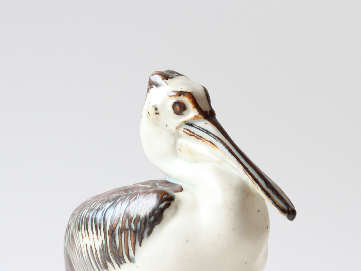 Royal Copenhagen（ロイヤルコペンハーゲン） ペリカン オブジェ / Jeanne Grut ｜ 北欧ヴィンテージ デンマーク