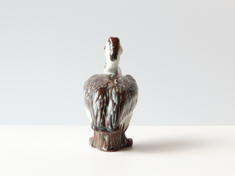 Royal Copenhagen（ロイヤルコペンハーゲン） ペリカン オブジェ / Jeanne Grut ｜ 北欧ヴィンテージ デンマーク