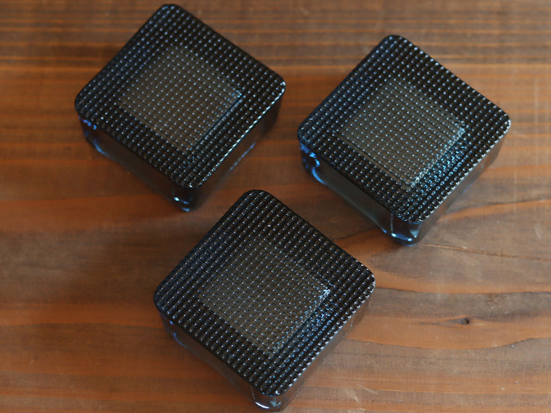 Pukeberg Ashtray Blue Set of 3 / Göran Wärff｜SWEDEN