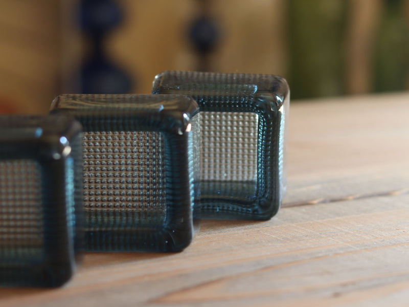 Pukeberg Ashtray Blue Set of 3 / Göran Wärff｜SWEDEN