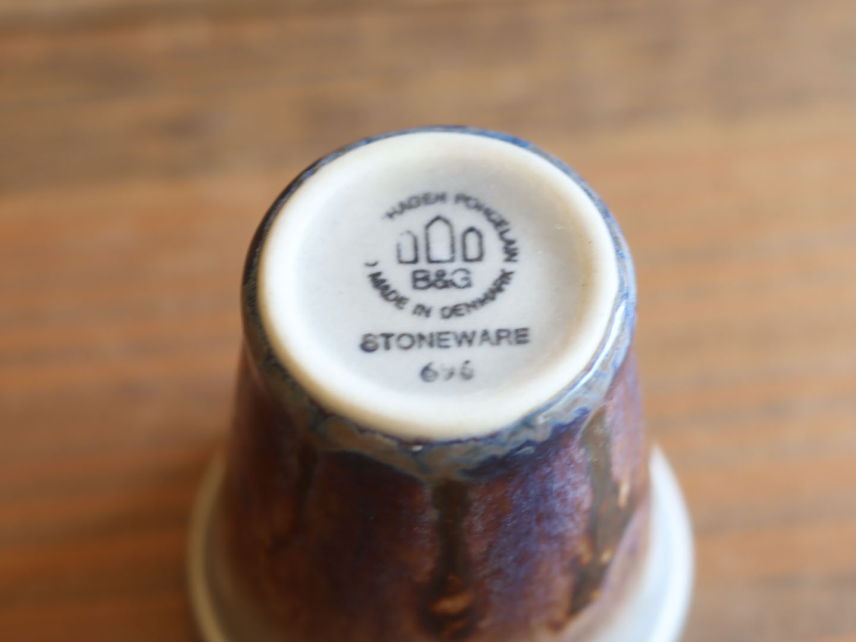 Bing & Grøndahl B&G バックスタンプ STONEWARE MADE IN DENMARK 696