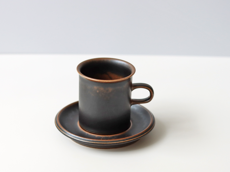 Arabia  （アラビア） Ruska（ルスカ） coffee cup saucer │ 北欧 フィンランド ヴィンテージ コーヒーカップ