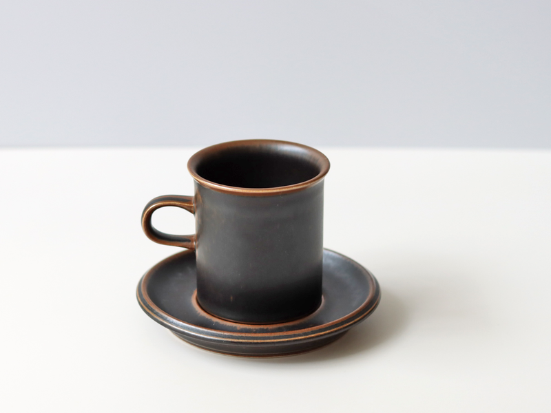 Arabia  （アラビア） Ruska（ルスカ） coffee cup saucer │ 北欧 フィンランド ヴィンテージ コーヒーカップ