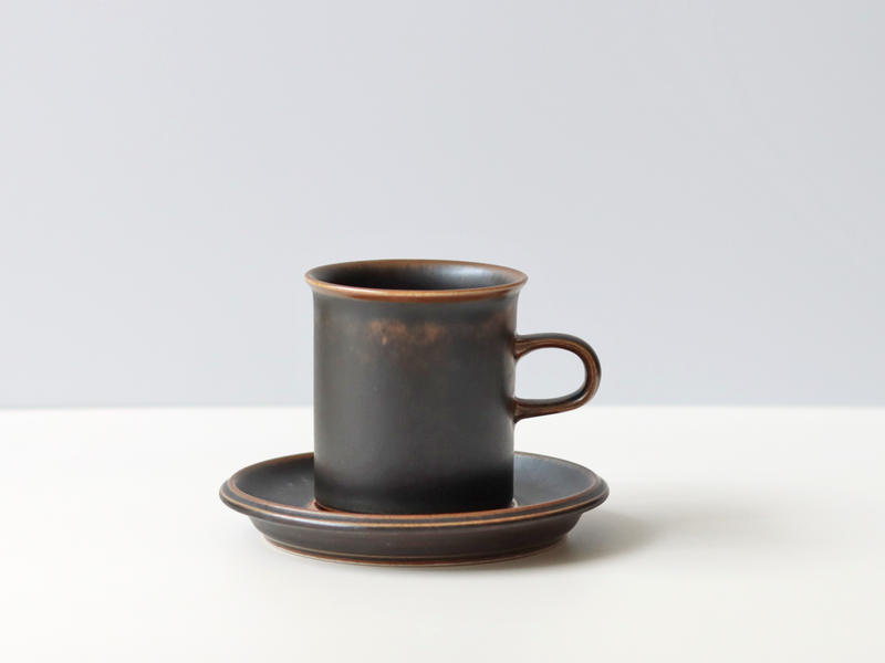 Arabia  （アラビア） Ruska（ルスカ） coffee cup saucer │ 北欧 フィンランド ヴィンテージ コーヒーカップ
