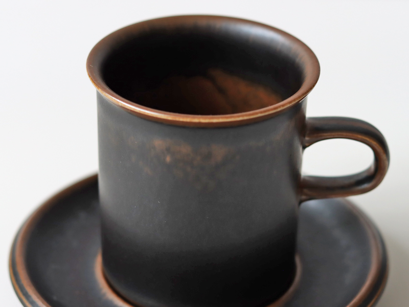 Arabia  （アラビア） Ruska（ルスカ） coffee cup saucer │ 北欧 フィンランド ヴィンテージ コーヒーカップ