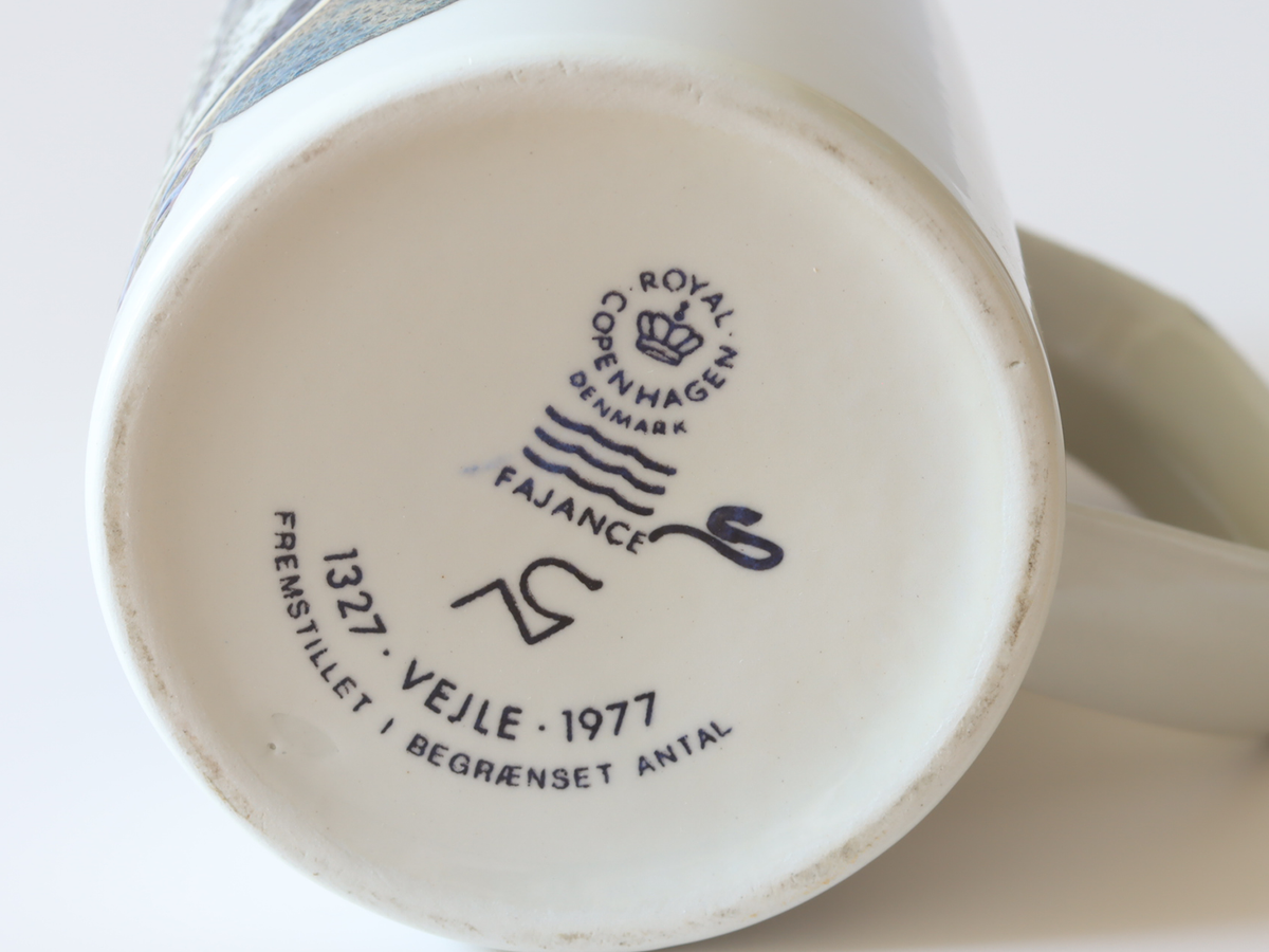 Royal Copenhagen（ロイヤルコペンハーゲン） Tenera マグカップ Vejle 1977年 ｜ 北欧ヴィンテージ デンマーク