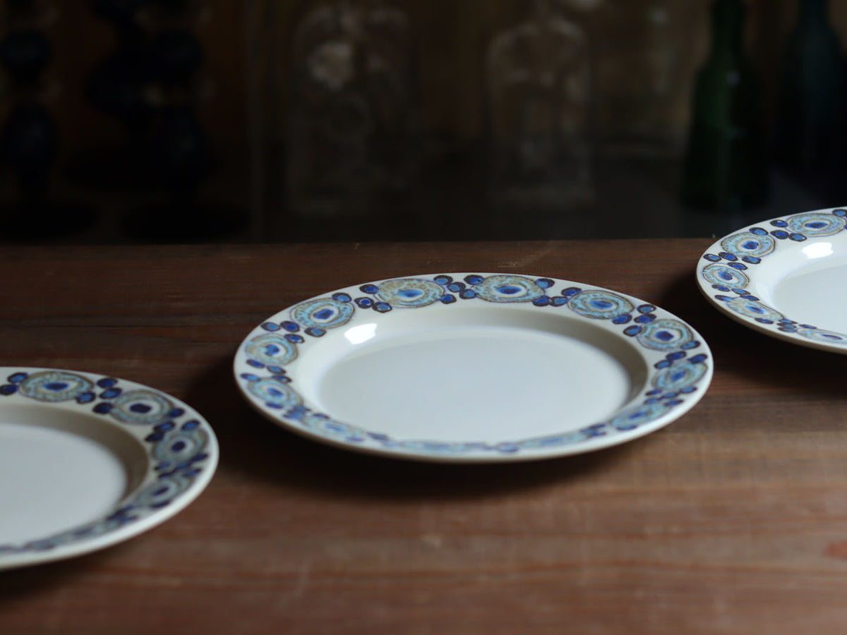 Royal Copenhagen（ロイヤルコペンハーゲン） Nucella プレート ブルー 19.5cm / Ellen Malmer ｜ 北欧ヴィンテージ デンマーク