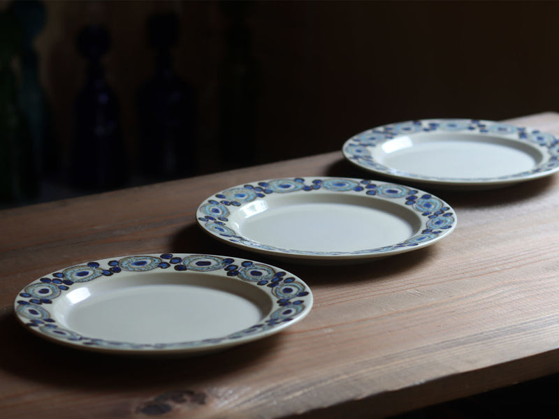 Royal Copenhagen（ロイヤルコペンハーゲン） Nucella プレート ブルー 19.5cm / Ellen Malmer ｜ 北欧ヴィンテージ デンマーク
