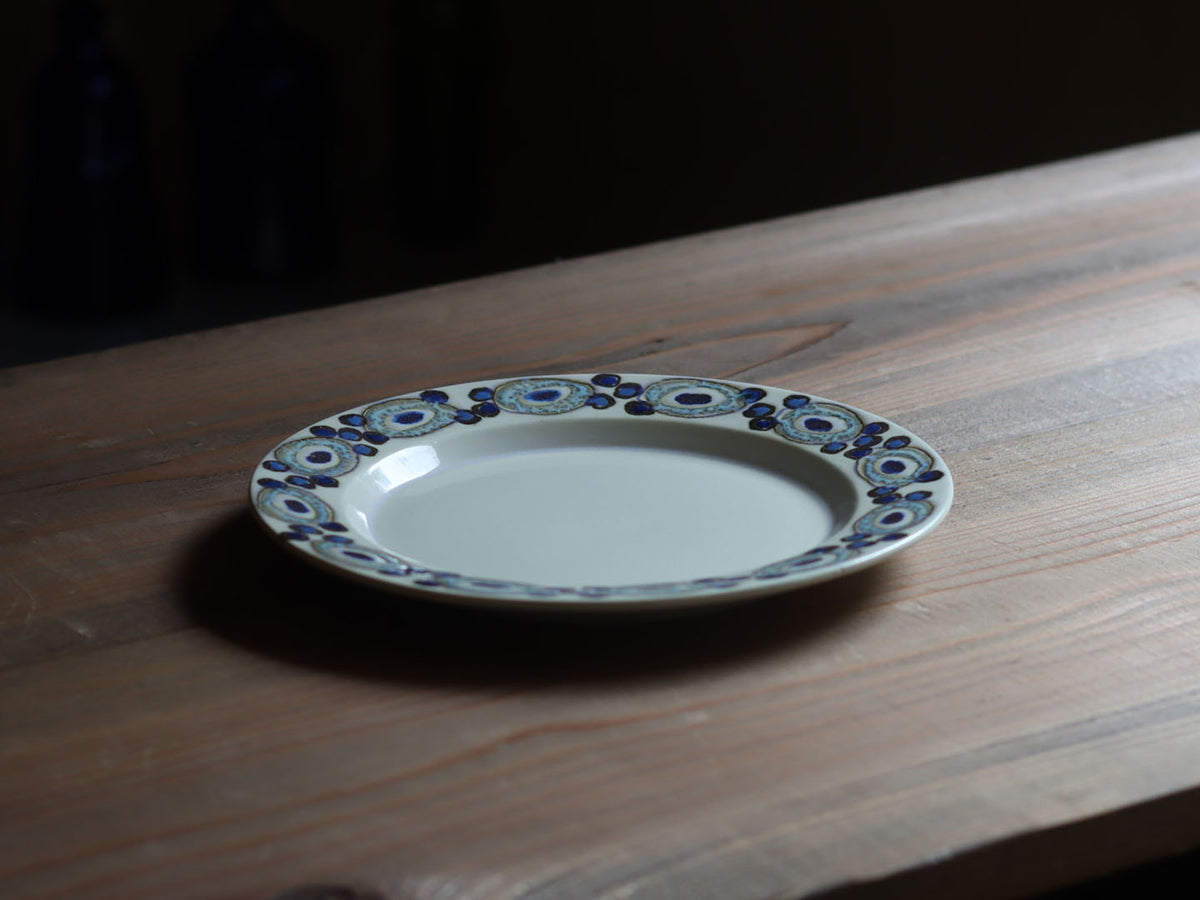 Royal Copenhagen（ロイヤルコペンハーゲン） Nucella プレート ブルー 19.5cm / Ellen Malmer ｜ 北欧ヴィンテージ デンマーク