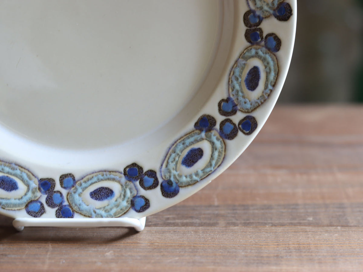 Royal Copenhagen（ロイヤルコペンハーゲン） Nucella プレート ブルー 19.5cm / Ellen Malmer ｜ 北欧ヴィンテージ デンマーク